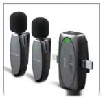 میکروفون بیسیم یقه ای پرودو Porodo Dual Connector Lavalier Microphone Dual Mic PD-2MLAV