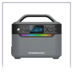پاورژنراتور قابل حمل 600 وات پاورولوژی Powerology 120000mAh Portable Power Generator Fast Charging 384Wh 600W