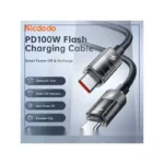 کابل شارژ دوسر تایپ سی قطع کن دار 100 وات مک دودو Mcdodo Auto Power Off Type-C To Type-C Cable CA-2841 - تصویر 7