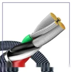 کابل شارژ USB به Lightning بیسوس 2 متر Baseus Crystal Shine USB to iP CAJY000101 - صورتی - تصویر 4