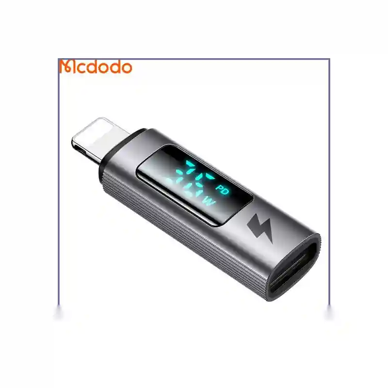 E202597-1-a3837f7d3984 تبدیل تایپ سی به لایتنینگ با نمایشگر دیجیتال مک دودو Mcdodo Type-C To Lightning Adapter OT-6100 - تصویر 1