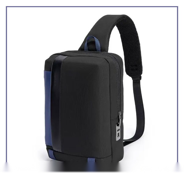 کبف کراس بادی باقفل اثر انگشت Porodo Lifestyle Sling Bag PD-LSSBFPL