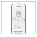 گلس دور سلیکیونی گرین لاین آیفون Green Lion 3D Silicone Plus High Definition For Iphone 16 PRO - تصویر 5