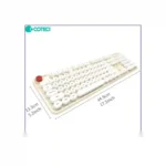 کیبورد سیمی کوتسی Coteci 104 Keycap Wired Keyboard 84018 - تصویر 2