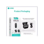 میکروفون یقه ای با رابط تایپ سی کوتسی Coteci 74008 Wireless Microphone - تصویر 3