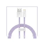 کابل شارژ لایتنینگ 1 متری بیسوس Baseus Dynamic Fast Charging Data Cable CALD000402 - بنفش
