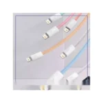 کابل شارژ لایتنینگ 1 متری بیسوس Baseus Dynamic Fast Charging Data Cable CALD000402 - بنفش - تصویر 3