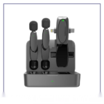 میکروفون بیسیم یقه ای پرودو Porodo Dual Connector Lavalier Microphone Dual Mic PD-2MLAVCC