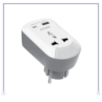 مبدل برق و شارژر پرودو Porodo Universal AC Socket EU Plug Adapter​ PD-MSACEU