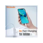 کابل لایتنینگ 1.2 متر مک دودو Mcdodo Lightning Data Cable CA-2751 - سفید - تصویر 4