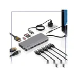 هاب تایپ سی 12 پورت پارولوژی Powerology 12 in1 USB-C Hub P121HBCGY - تصویر 5