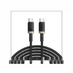کابل شارژ دو سر تایپ سی 1 متر بیسوس Baseus Dura 240W Charging Data Cable CB000169 - مشکی قرمز - تصویر 8