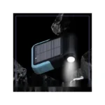 پاوربانک خورشیدی 10000 و چراغ قوه پاورولوژی Powerology Sante Solar Power Bank PPBDS05BK - تصویر 6
