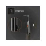 مسواک برقی و دهان شویی پرودو Porodo Water Floss & Sonic Electric Toothbrush PD-LFST139 - مشکی - تصویر 6