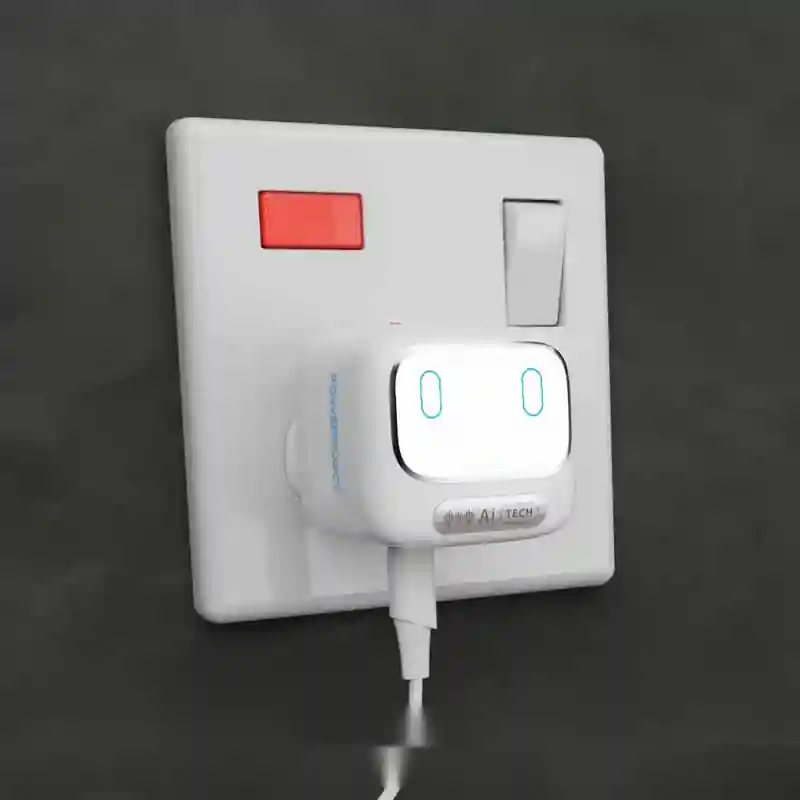 آداپتور شارژ 45 وات هوشمند پاورولوژِی Powerology Lumix GaN AI Power Charger PWCUQC052WH