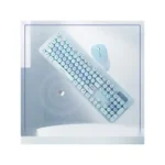 موس و کیبورد بی سیم کوتسی Coteci Keyboard Set OF-054 - صورتی - تصویر 6