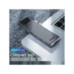 هاب تایپ سی 7 پورت مک بوک بیسوس Baseus Tunderbolt C+Pro Hub CAHUB-L0G - تصویر 8