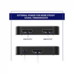 مبدل و سوئیچ 1به2 HDMI کوتسی Coteci HDMI Splitter Adapter OF-037 - تصویر 2
