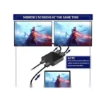مبدل و سوئیچ 1به2 HDMI کوتسی Coteci HDMI Splitter Adapter OF-037 - تصویر 3
