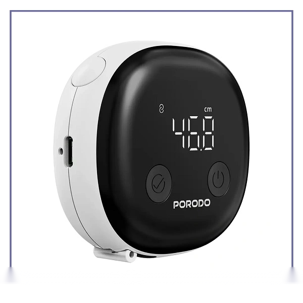 E206140-1-985678e8d7de متر نواری هوشمند بدن پرودو Porodo METRICE Smart Body Measure Tape With Bluetooth PDER30 - تصویر 1