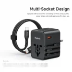 آداپتور شارژ مسافرتی 25 وات مکدودو یا کابل MCDODO CP-3260 Universal Travel Charging Adapter - تصویر 3