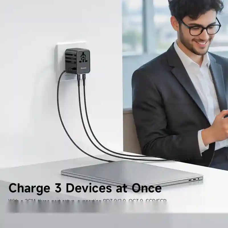 آداپتور شارژ مسافرتی 25 وات مکدودو یا کابل MCDODO CP-3260 Universal Travel Charging Adapter