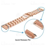 بند فلزی ساعت هوشمند شیائومی Xiaomi Amazfit GTS / GTS 2 / GTS 2e Wrist Metal Strap - تصویر 4