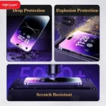 گلس تمام صفحه تمام چسب REALME C53 Gorilla Anti Static Glass - تصویر 3