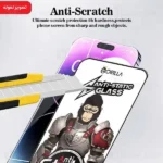گلس تمام صفحه تمام چسب REALME C53 Gorilla Anti Static Glass - تصویر 7