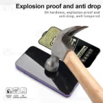 گلس تمام صفحه تمام چسب موتورولا Motorola Moto G13 Top Glass Anti Static Glass - تصویر 3