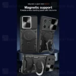 قاب ضد ضربه مگنتی Realme 11 4G Magnetic Support Case دارای محافظ دوربین - تصویر 2