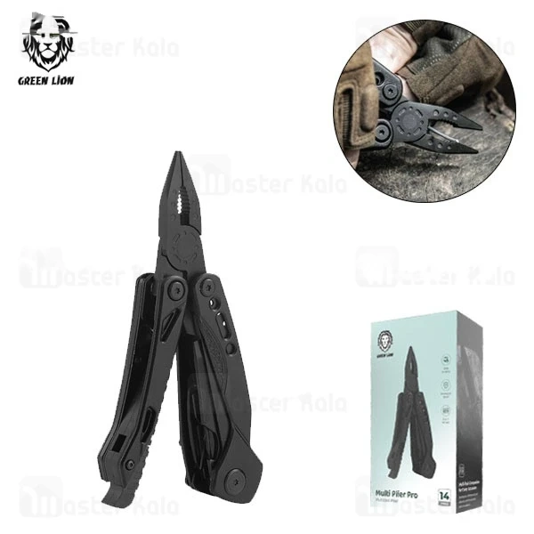 M144343BLACK-1 انبردست چندکاره گرین لاین Green Lion Multi Plier Pro GNMLTPLRP14BK - تصویر 1