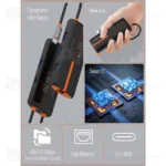 هاب 6 پورت تایپ سی الدینیو LDNIO DS-26U توان 100 وات - تصویر 3