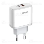 شارژر دیواری الدینیو Ldnio A2526C توان 45 وات به همراه کابل - تصویر 2