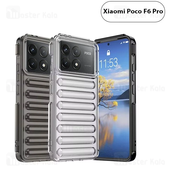 M144711CLEAR-1 قاب پافر ضد ضربه شیائومی Xiaomi Poco F6 Pro TPU Capsule Shockproof - تصویر 1
