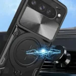قاب ضد ضربه مگنتی گوگل Google Pixel 9 Pro XL Magnetic Support Case دارای محافظ دوربین - تصویر 2