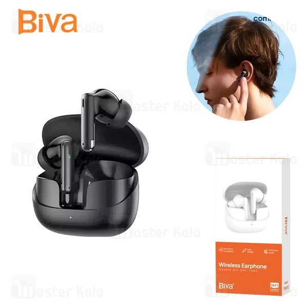 M144911BLACK-1 هندزفری بلوتوث بیوا Biva TWS-11 Wireless Earphone - تصویر 1