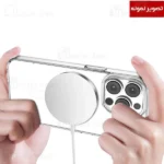 قاب محافظ مگ سیف گرین لاین آیفون Apple iPhone 14 Plus Green Lion Magsafe Delgado Clear Case - تصویر 8
