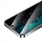 گلس حریم شخصی تمام صفحه تمام چسب آیفون گرین لاین Apple iPhone 14 Plus Green Lion 3D Elegant Privacy - تصویر 3