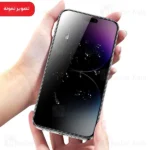 گلس حریم شخصی تمام صفحه تمام چسب آیفون گرین لاین Apple iPhone 15 Pro Green Lion 9H Steve Privacy - تصویر 6