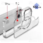 قاب محافظ مگ سیف آی پکی آیفون Apple iPhone 15 Pro Max iPaky Eminent - تصویر 7