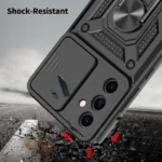 گارد محافظ ضد ضربه انگشتی Samsung Galaxy S23 FE SHUNIJA Case دارای محافظ دوربین - تصویر 4