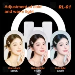 رینگ لایت بیوا Biva RL-01 36W LED Soft Ring Light سایز 14 اینچ با سه پایه و 3 هولدر - تصویر 10
