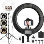 رینگ لایت بیوا Biva RL-01 36W LED Soft Ring Light سایز 14 اینچ با سه پایه و 3 هولدر - تصویر 3