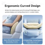 بالشت طبی پشت کمر خودرو بیسوس Baseus PrimeTrip VH2 Lumbar Pillow c01201 - تصویر 5