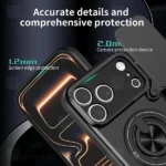 قاب ضد ضربه مگنتی Apple iPhone 17 Pro Magnetic Multifunctional Case دارای محافظ دوربین - تصویر 4
