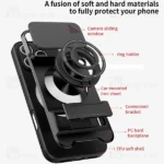 قاب ضد ضربه مگنتی Apple iPhone 17 Pro Magnetic Multifunctional Case دارای محافظ دوربین - تصویر 8