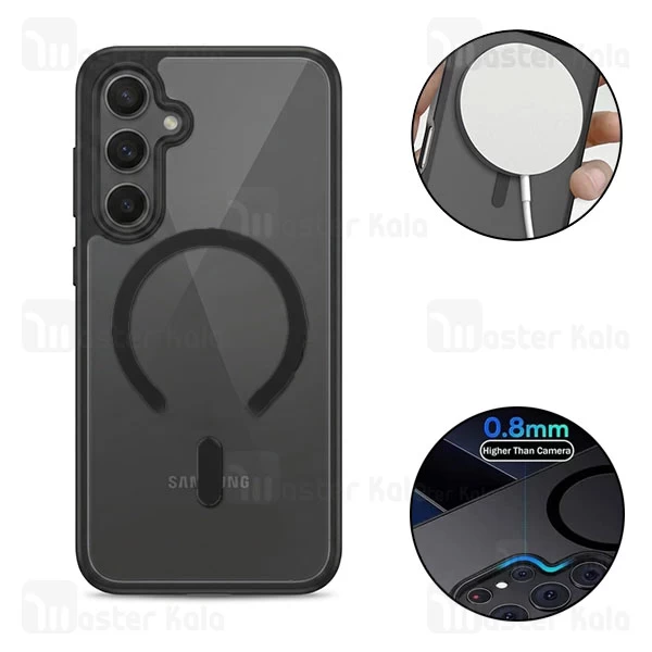 M153344BLACK-1 قاب محافظ مگ سیف سامسونگ Samsung A16 Matte Plexiglass - تصویر 1