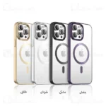 قاب محافظ مگ سیف گرین لاین آیفون Apple iPhone 14 Pro Max Green Lion Delgado Chrome - تصویر 2