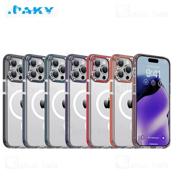 M162242BLACK-1 قاب محافظ مگ سیف آی پکی آیفون Apple iPhone 15 Pro iPaky MT - تصویر 1
